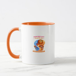 Basketball Mom Mug – She’s Behind Every Shot Mom’s マグカップ