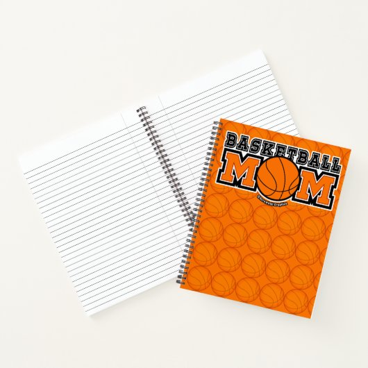Basketball Mom Screwball Graphics ノートブック (内部)