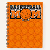 Basketball Mom Screwball Graphics ノートブック (正面)