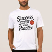 Basketball Motivation Success Practice Quote Tシャツ (正面)