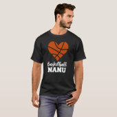 Basketball Nanu Basketball Heart Grandma Nanu Tシャツ (正面フル)