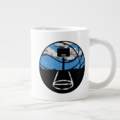 Basketball Night Sky Mug ジャンボコーヒーマグカップ (右)