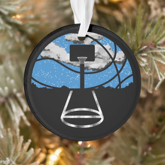 Basketball Night Sky Ornament オーナメント (ツリー)