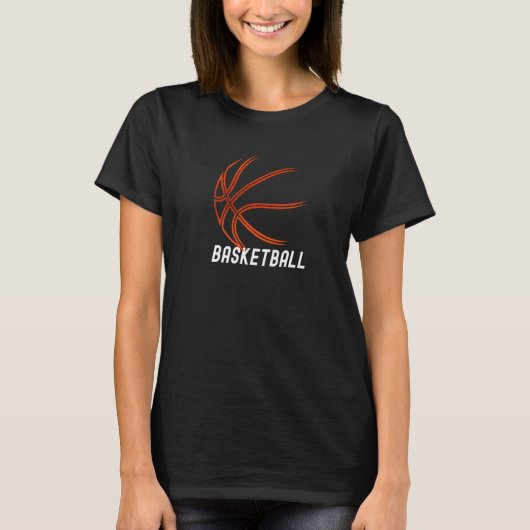 Basketball Outdoor Bball Indoor Basketball Artwork Tシャツ (正面)