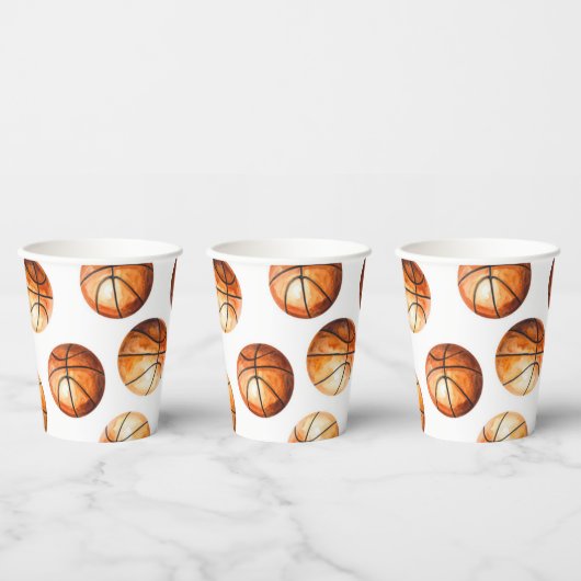 Basketball Paper Cup 紙コップ (複数)