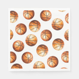 Basketball Party Napkins スタンダードランチョンナプキン
