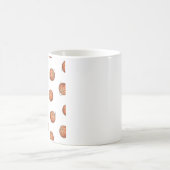 Basketball Pattern Coffee Mug コーヒーマグカップ (中央)