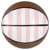 Basketball Pink & White Stripe バスケットボール (正面)