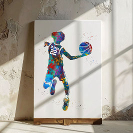 Basketball Player キャンバスプリント