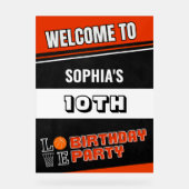 Basketball Player Birthday  アクリルサイン (正面)