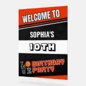 Basketball Player Birthday  アクリルサイン (傾斜)