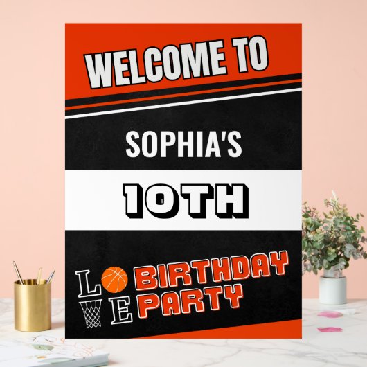 Basketball Player Birthday  アクリルサイン (ウェディング)