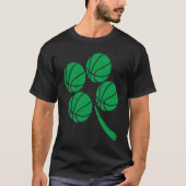 Basketball Player Coach Shamrock St Patricks Day I Tシャツ (正面)