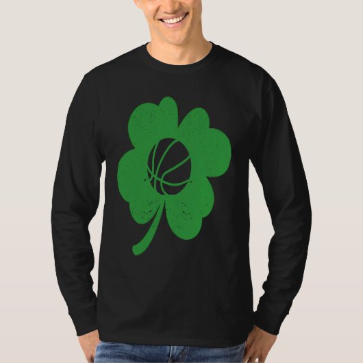 Basketball Player Coach Shamrock St Patricks Day I Tシャツ (正面)
