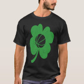 Basketball Player Coach Shamrock St Patricks Day I Tシャツ (正面)
