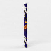 Basketball Player Custom Name Number Navy Blue Case-Mate iPhoneケース (裏面/右)