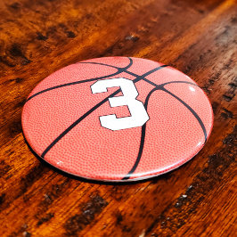 Basketball Player Custom Number or Initials Sports マグネット