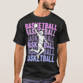Basketball Player Game Day Basketball Tシャツ (正面)