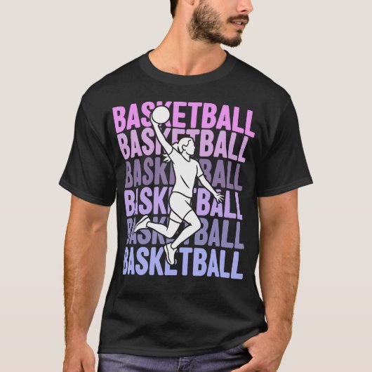Basketball Player Game Day Basketball Tシャツ (正面)