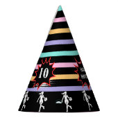 Basketball Player Girl, Team Birthday パーティーハット (左)