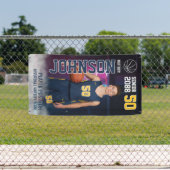 Basketball Player High School Senior Night Sports 横断幕 (インサイチュ)