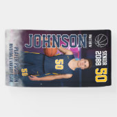 Basketball Player High School Senior Night Sports 横断幕 (横)