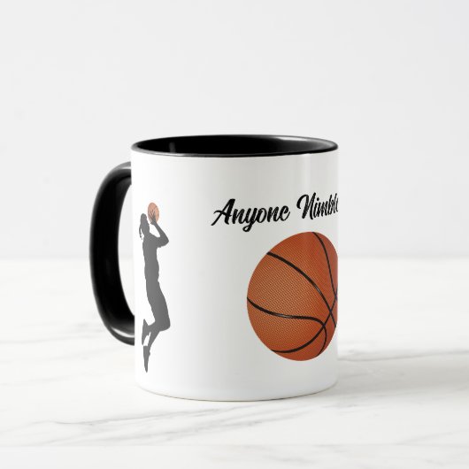 Basketball - Players and Ball Coffee マグカップ (正面左)