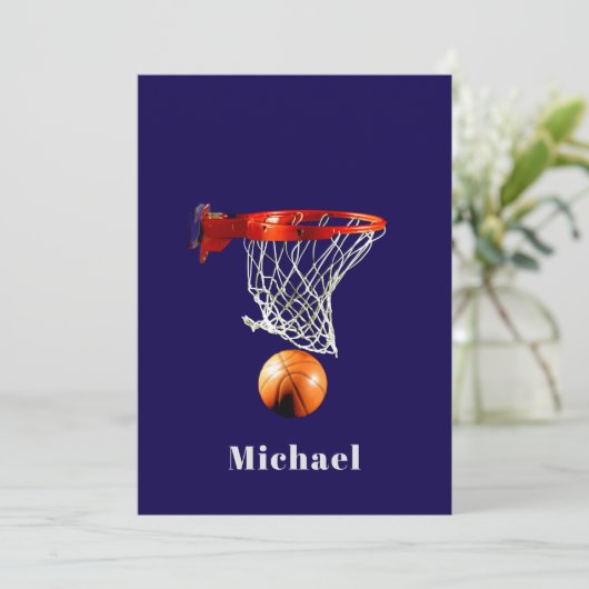 Basketball Replace with Your Name Card (スタンド正面)