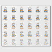 Basketball Rookie Of The Year First Birthday ラッピングペーパー (フラット)