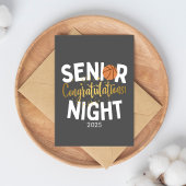 Basketball Senior Night Congratulations Card カード