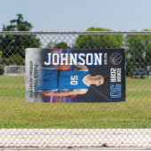 Basketball Senior Night Custom Sports Photo 横断幕 (インサイチュ)