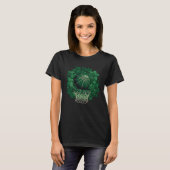 Basketball Shamrock Lucky C Irish St Patrick s Day Tシャツ (正面フル)