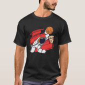 basketball spaceman space tシャツ (正面)