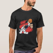 basketball spaceman space tシャツ (正面)