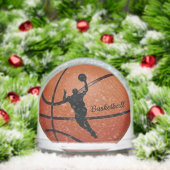 Basketball Sport Design Snow Globe (クリスマス)