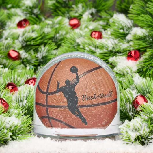 Basketball Sport Design Snow Globe (クリスマス)