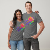 Basketball Sport Splash Basketball Player Ball Spo Tシャツ (ユニセックス)