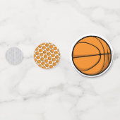 Basketball Sports Net Fan Club Party Decor Fun コンフェッティ (裏面)