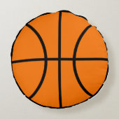 Basketball Sports Pillow Gift ラウンドクッション (裏面)