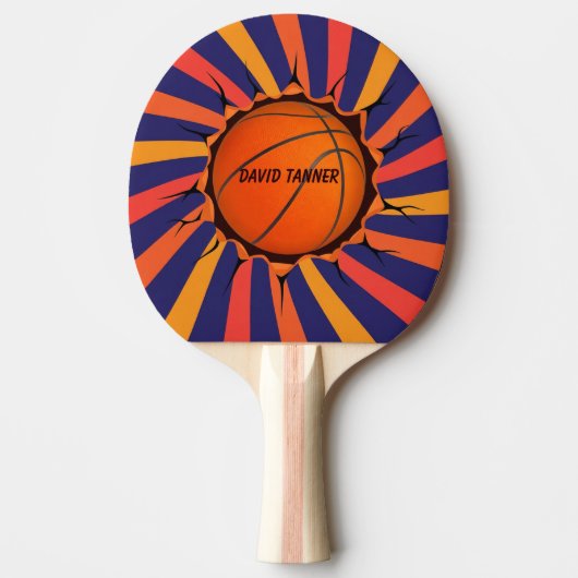 Basketball Sports Table Tennis, Custom Imprinting 卓球ラケット (正面)