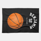 Basketball sports towel, coach bath towel キッチンタオル (横)