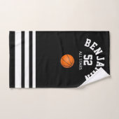 Basketball sports towel, coach bath towel ハンドタオル (ハンドタオル)