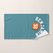 Basketball sports towel, coach bath towel ハンドタオル (ハンドタオル)