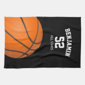 Basketball sports towel, coach gift towel キッチンタオル (横)
