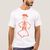 basketball squelette skeleton Skelett esqueleto sc Tシャツ (正面)