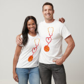 basketball stethoscope coeur love stetoscope 1 tシャツ (ユニセックス)