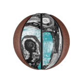 Basketball - Surface Current – Abstract Flow ミニバスケットボール (縦)