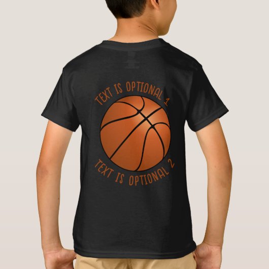 Basketball Tシャツ (裏面)