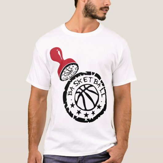 basketball tampon buffer puffern amortiguar buffer tシャツ (正面)