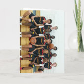 Basketball Team Coach Thank You Photo  サンキューカード (裏面)